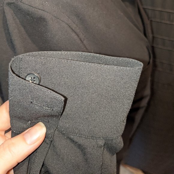 BCBG Christa Black Keyhole Shirtdress S/M - Picture 9 of 11